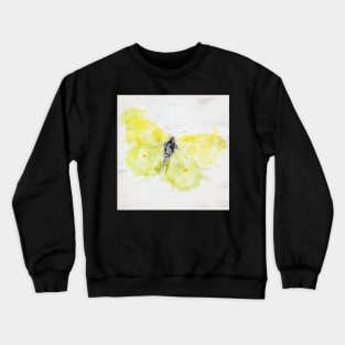 There is a Yellow Butterfly in the Garden! Crewneck Sweatshirt